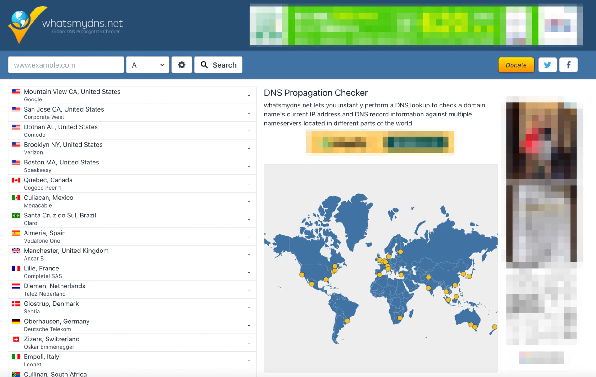 DNS浸透（切り替え）を確認できるツール「DNS Propagation Checker」が便利